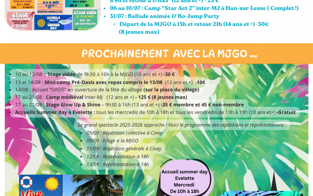 Newsletter juillet 2026